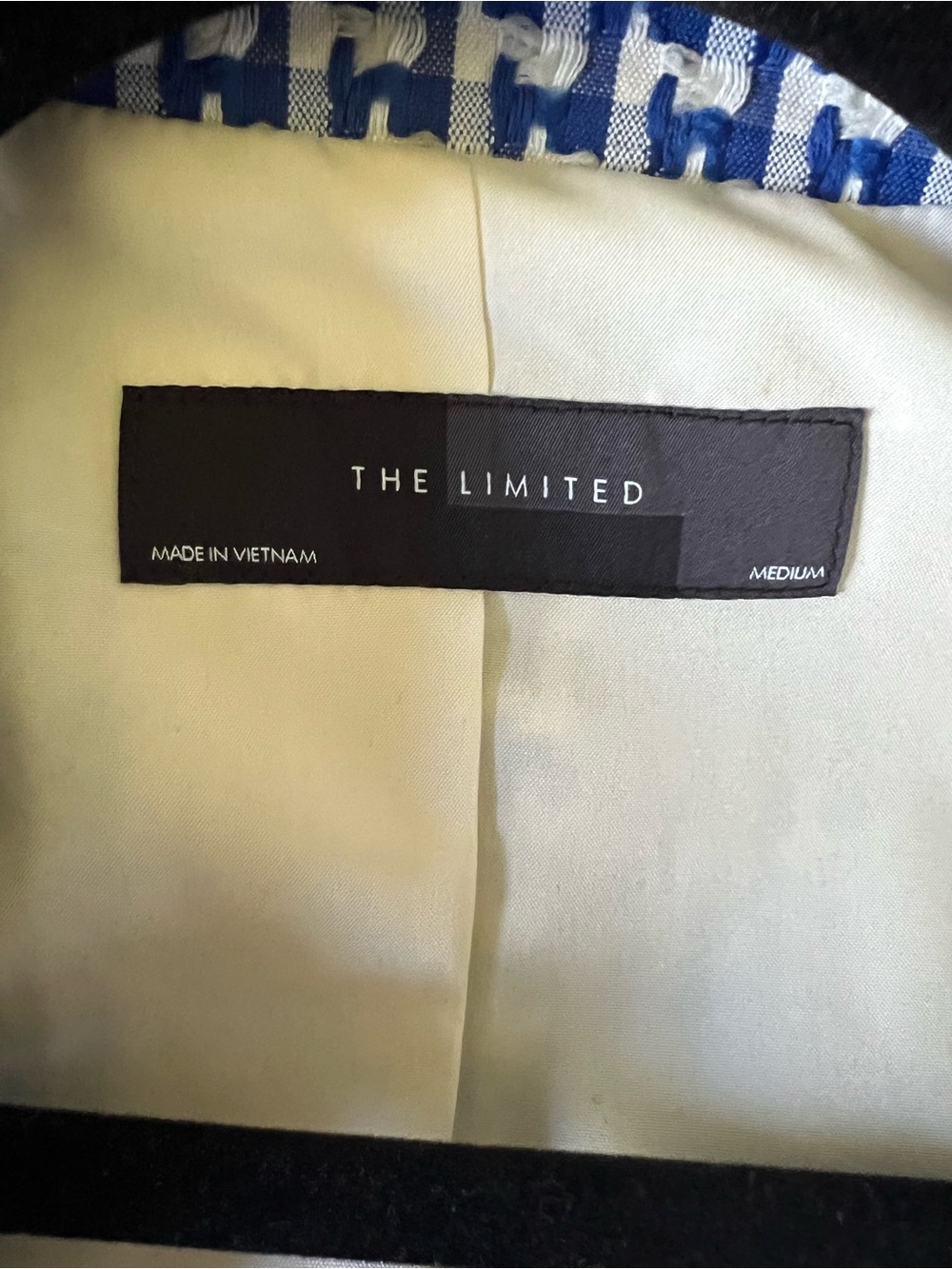 The Limited - Women’s Blue & White Patterned Blazer - Size Medium - NWT - Picture 5 of 6